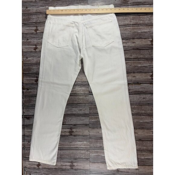 Ralph Lauren Purple Label 750 Straight Ankle Jean sz 29 Pearl NWT made in italy - Picture 7 of 8